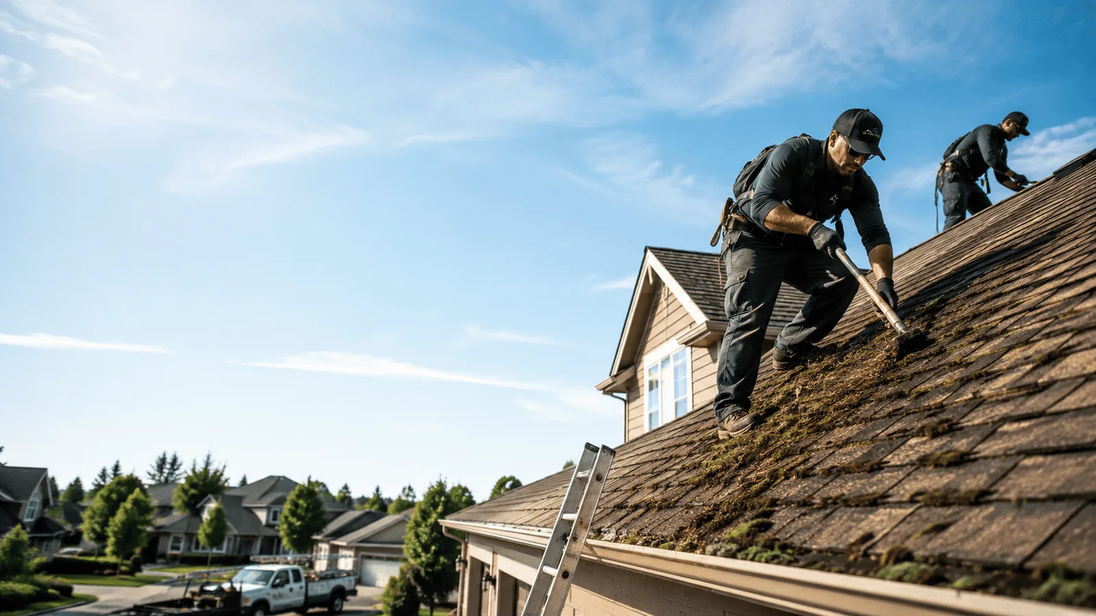 Roof Moss Removal in Robbins, IL near me